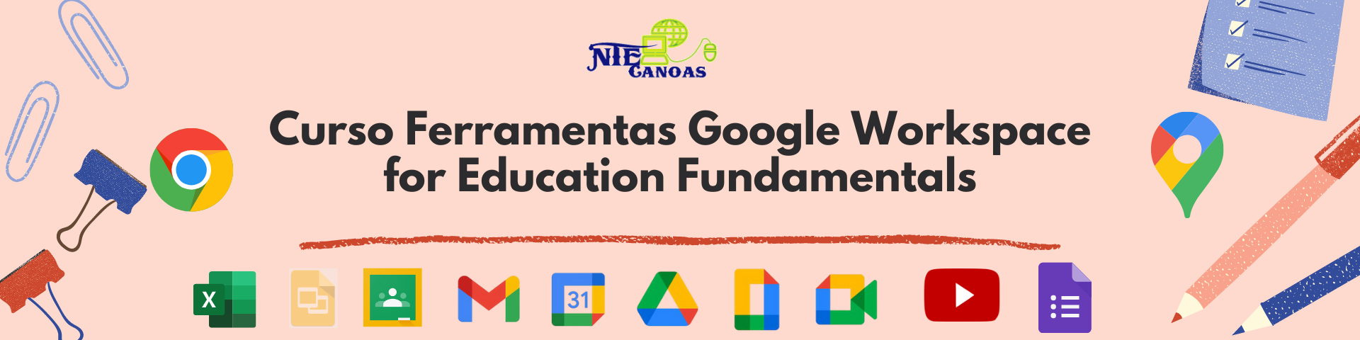 CURSO FERRAMENTAS GOOGLE WORKSPACE FOR EDUCATION FUNDAMENTALS